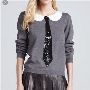 Alice + Olivia Delray Tie Sweater